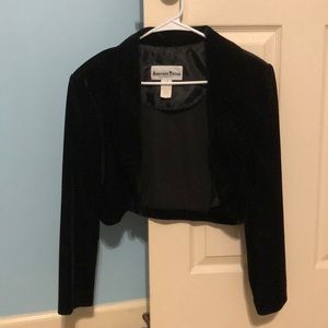 VINTAGE Velvet Crop Jacket